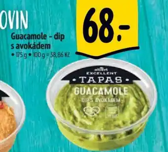 Albert Guacamole - dip s avokádem nabídka