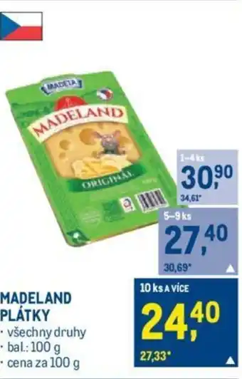 Makro MADELAND PLÁTKY nabídka