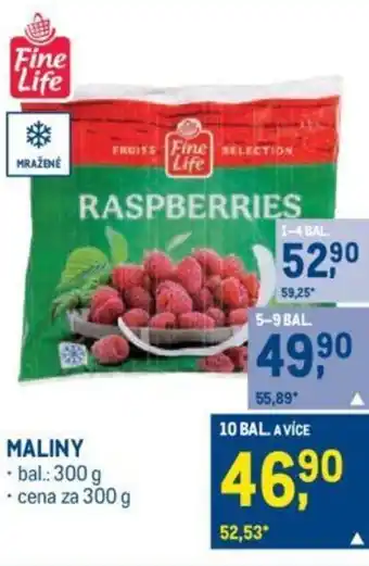 Makro MALINY nabídka