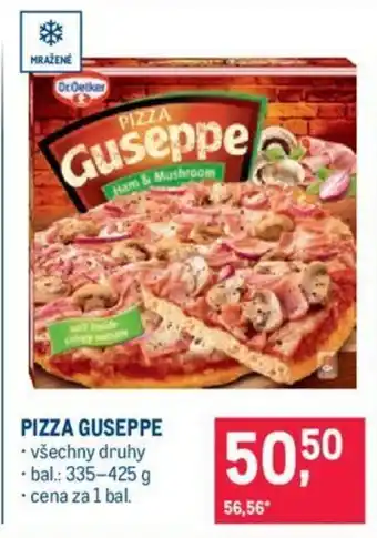 Makro PIZZA GUSEPPE nabídka