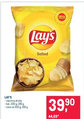 Makro LAY'S nabídka