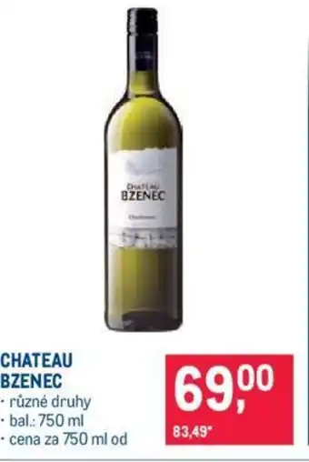 Makro CHATEAU BZENEC nabídka