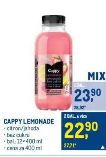 Makro CAPPY LEMONADE nabídka