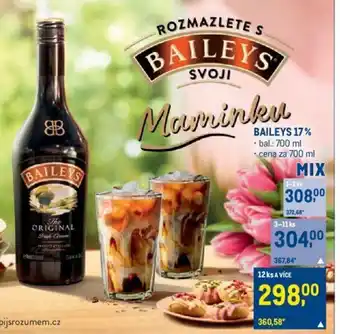 Makro BAILEYS 17% nabídka