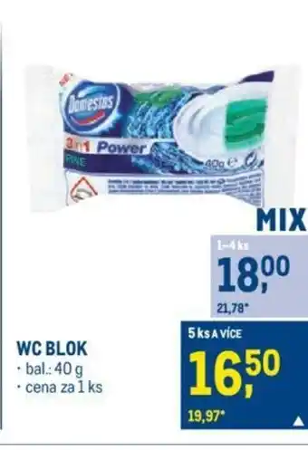 Makro WC BLOK nabídka