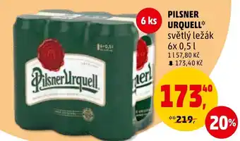 Penny Market PILSNER URQUELL nabídka