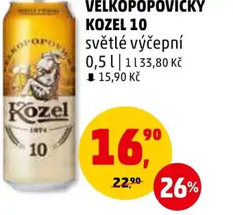 Penny Market VELKOPOPOVICKÝ KOZEL 10 0.5L nabídka