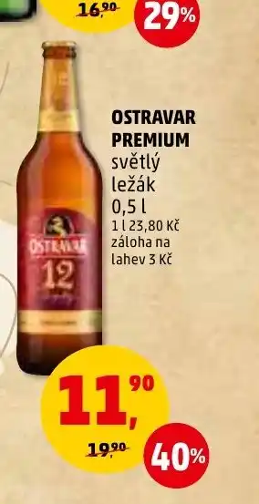 Penny Market OSTRAVAR PREMIUM 0.5L nabídka