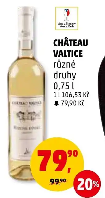 Penny Market CHÂTEAU VALTICE 0.75L nabídka