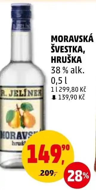 Penny Market MORAVSKÁ ŠVESTKA, HRUŠKA 0.5L nabídka