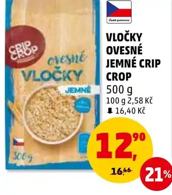 Penny Market VLOČKY OVESNÉ JEMNÉ CRIP CROP nabídka