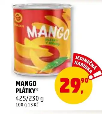 Penny Market MANGO PLÁTKY nabídka