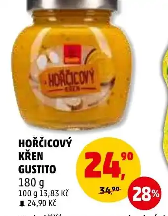 Penny Market HOŘČICOVÝ KŘEN GUSTITO nabídka