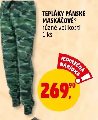 Penny Market TEPLÁKY PÁNSKÉ MASKÁČOVÉ nabídka