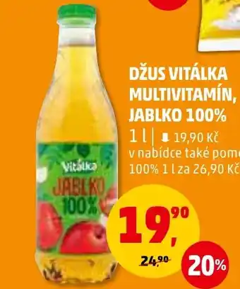Penny Market DŽUS VITÁLKA MULTIVITAMÍN, JABLKO 100% nabídka