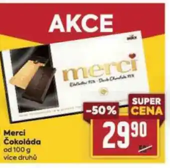 Billa Merci Čokoláda nabídka