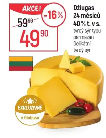 Globus Džiugas 24 měsíců 40% t.vs. nabídka