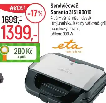 Globus Sendvičovač Sorento 3151 90010 nabídka