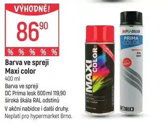 Globus Barva ve spreji Maxi color nabídka