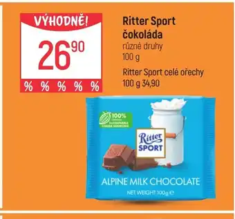 Globus Ritter Sport čokoláda nabídka