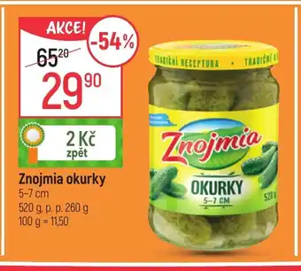 Globus Znojmia okurky 5-7 cm nabídka