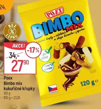 Globus Poex Bimbo mix kukuřičné křupky nabídka