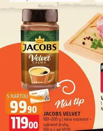 Terno Jacobs velvet instantní káva nabídka