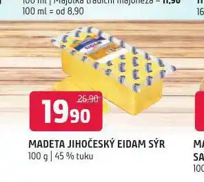 Terno Madeta jihočeský eidam sýr nabídka