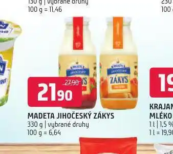 Terno Madeta jihočeský zákys nabídka