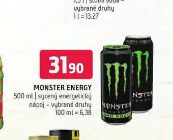 Terno Monster energy drink nabídka