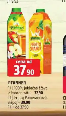 Terno Pfanner 100% jablečná šťáva nabídka