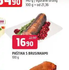 Terno Paštika s brusinkami nabídka