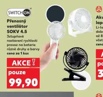 Kaufland Přenosný ventilátor nabídka