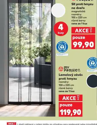 Kaufland Lamelový závěs proti hmyzu nabídka