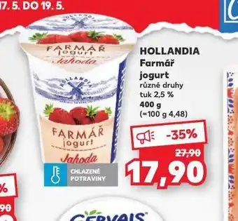 Kaufland Hollandia farmář jogurt nabídka