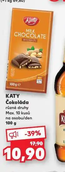 Kaufland Katy čokoláda nabídka