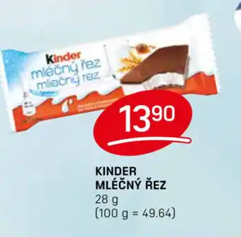 Flop KINDER MLÉČNÝ ŘEZ 28 g nabídka