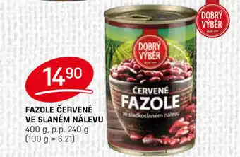 Flop FAZOLE ČERVENÉ VE SLANÉM NÁLEVU nabídka