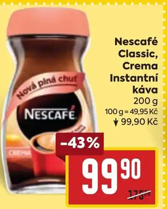 Billa Nescafé Classic, Crema Instantní Κάνα nabídka