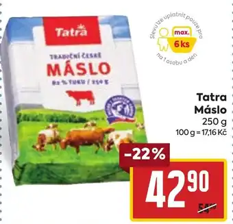 Billa Tatra Máslo nabídka