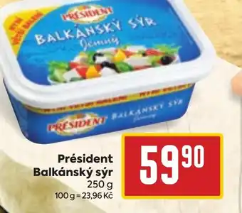 Billa Président Balkánský sýr nabídka