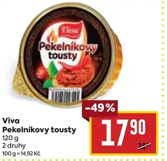 Billa Viva Pekelnikovy tousty nabídka