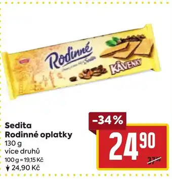 Billa Sedita Rodinné oplatky nabídka