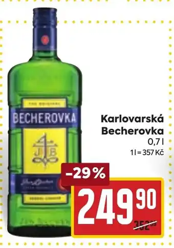 Billa Karlovarská Becherovka nabídka