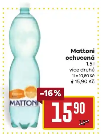 Billa Mattoni ochucená nabídka