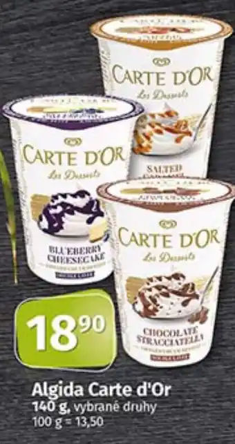 COOP TIP Algida Carte d'Or 140 g nabídka