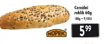 Qanto Cereální rohlík 60g nabídka