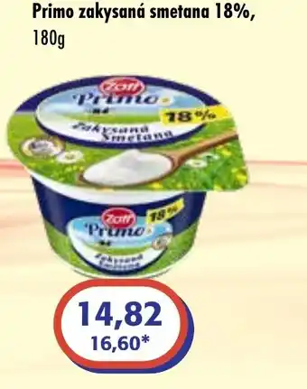 ČEPOS Primo zakysaná smetana 18%, 180g nabídka