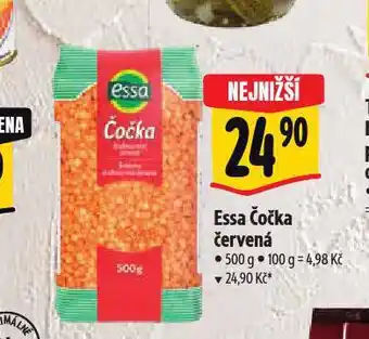 Albert Essa čočka červená nabídka