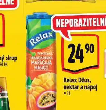 Albert Relax džus, nektar a nápoj nabídka